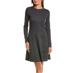 VINCE Long Sleeve Cotton Dress